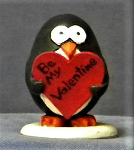 valentine penguin plush